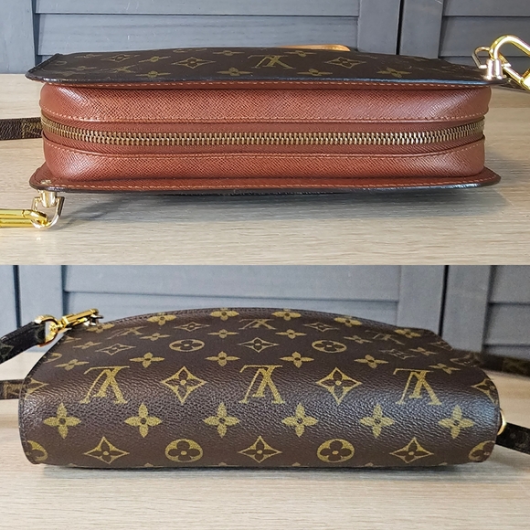 Authentic LOUIS VUITTON Monogram Orsay Clutch Crossbody Bag - Picture 6 of 15